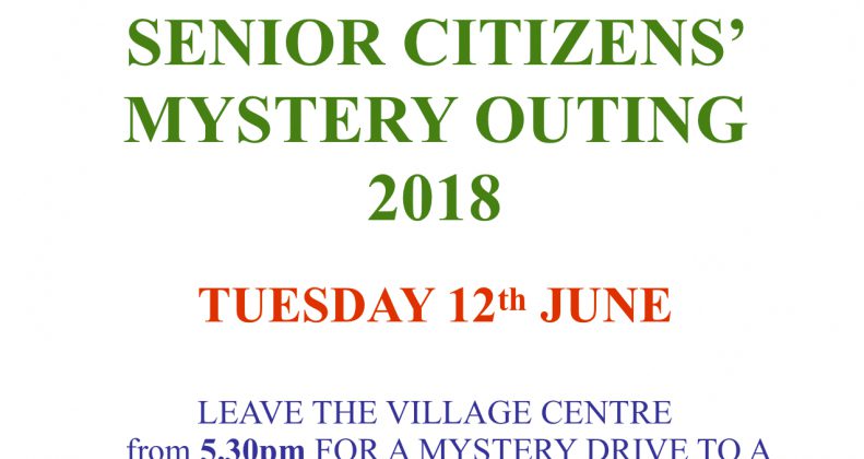 BCC Senior Citizens’ Mystery Outing